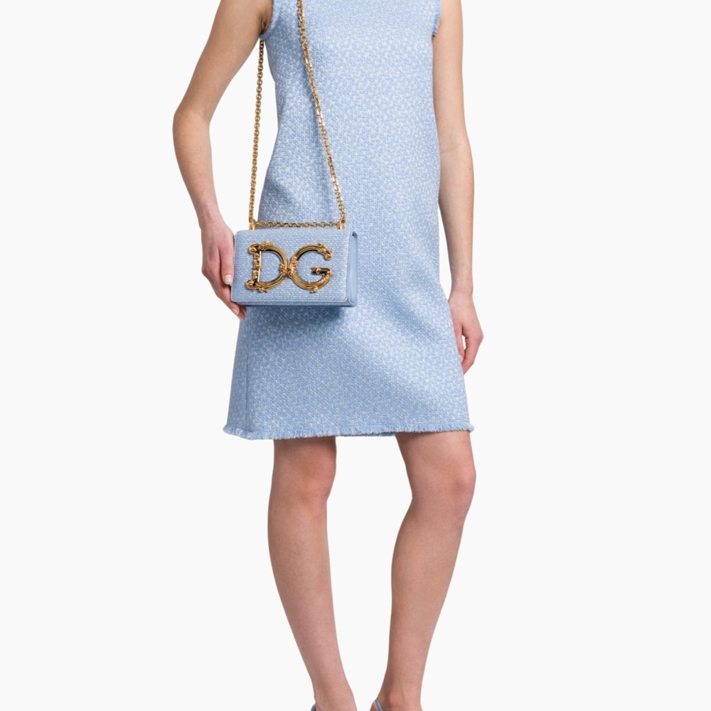 NWT Dolce & Gabbana Blur Tweed Bag